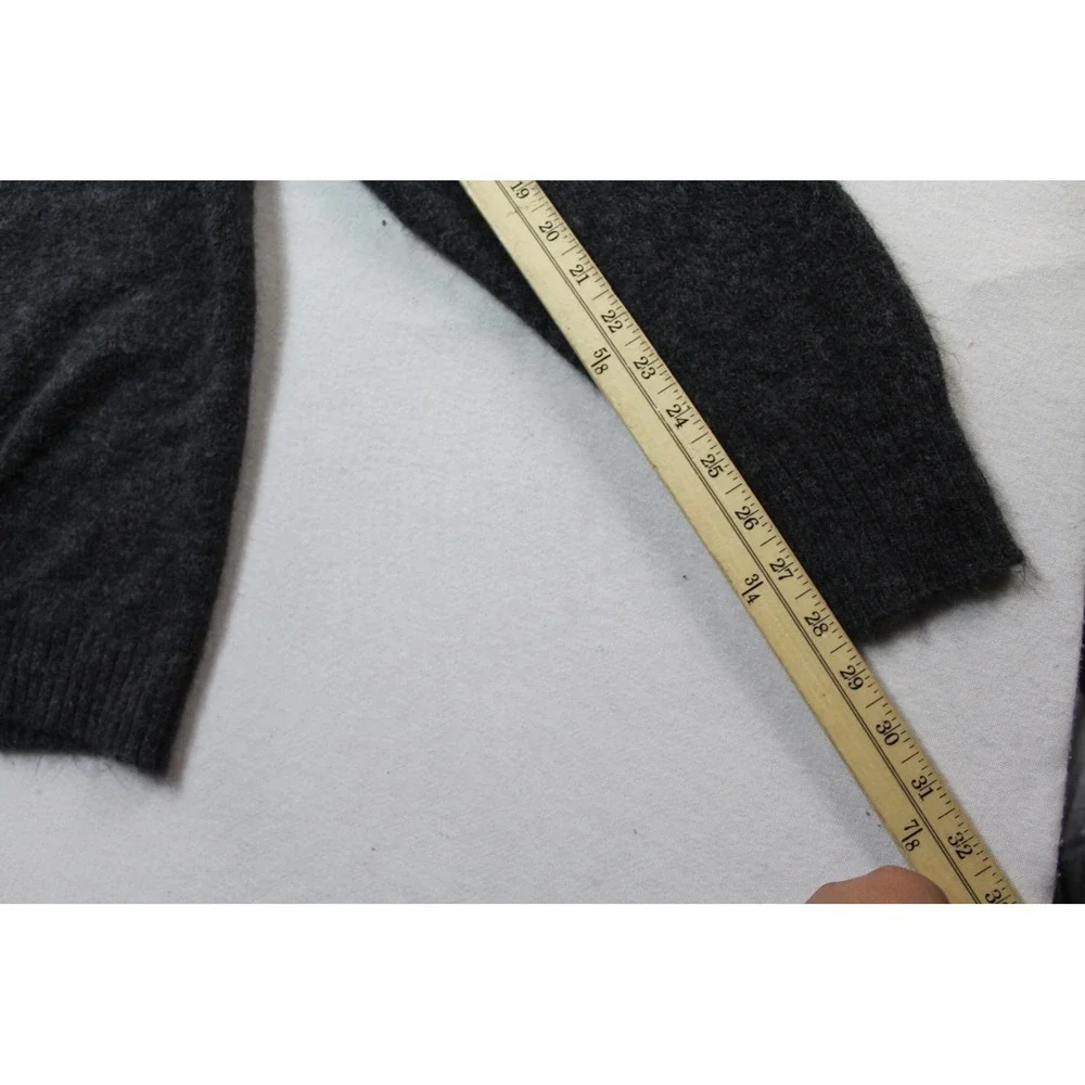 H&M Cardigan Women Small Gray Excellent Open Front Ribbed Knit L.O.G.G. Sweater